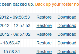 Restoring Your Own Backups